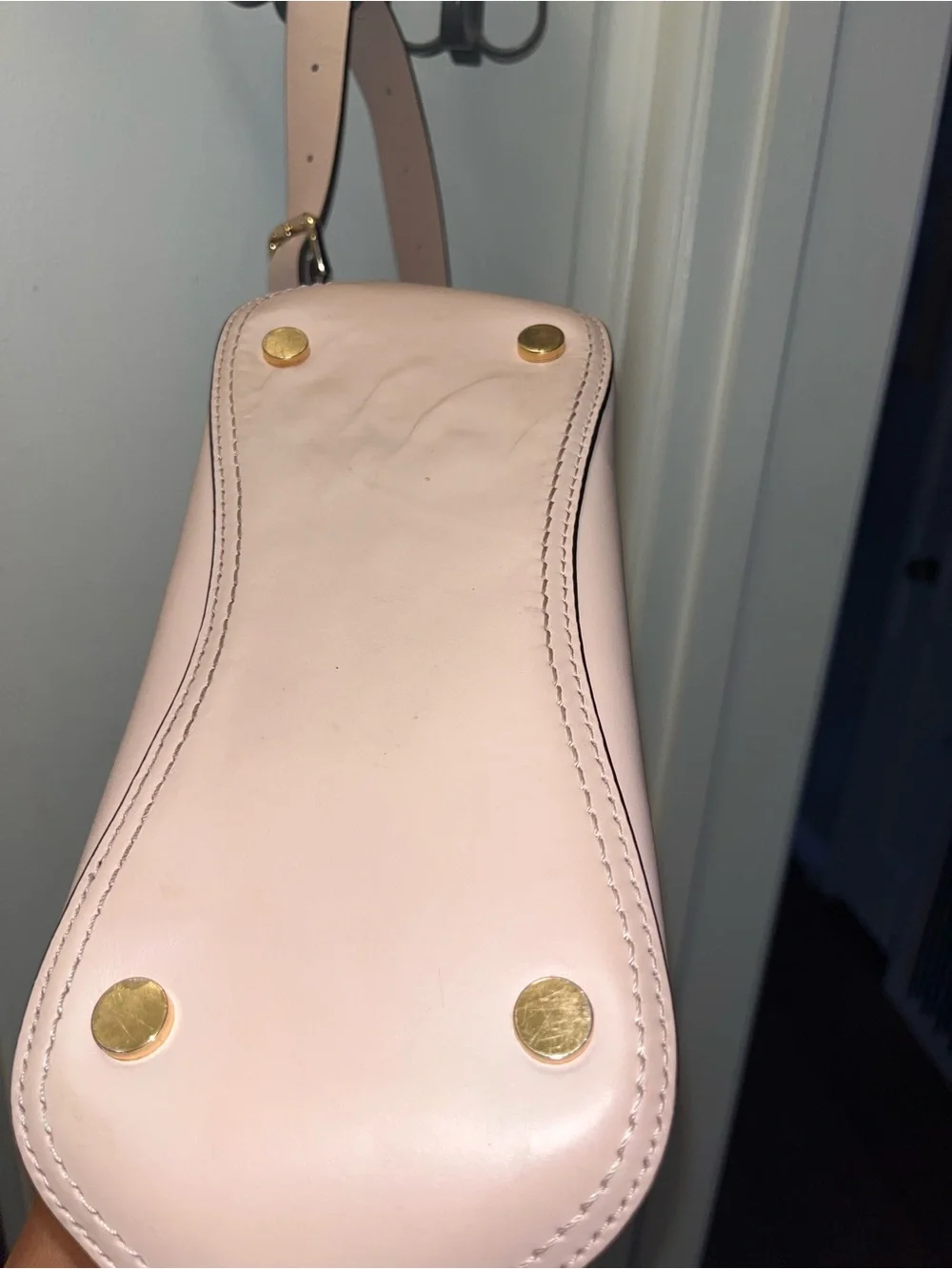 Michael Kors Blush Pink Leather Shoulder Bag with Matching Wallet